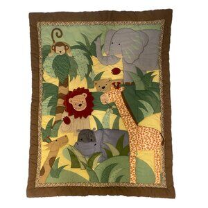 Crib Bedtime Original Nursery Crib Bedding Set with Jungle Animals Theme 2 Piece